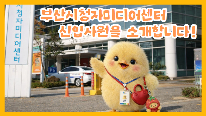 부산시청자미디어센터 신입사원 ‘해삐’를 소개합니다 🐣