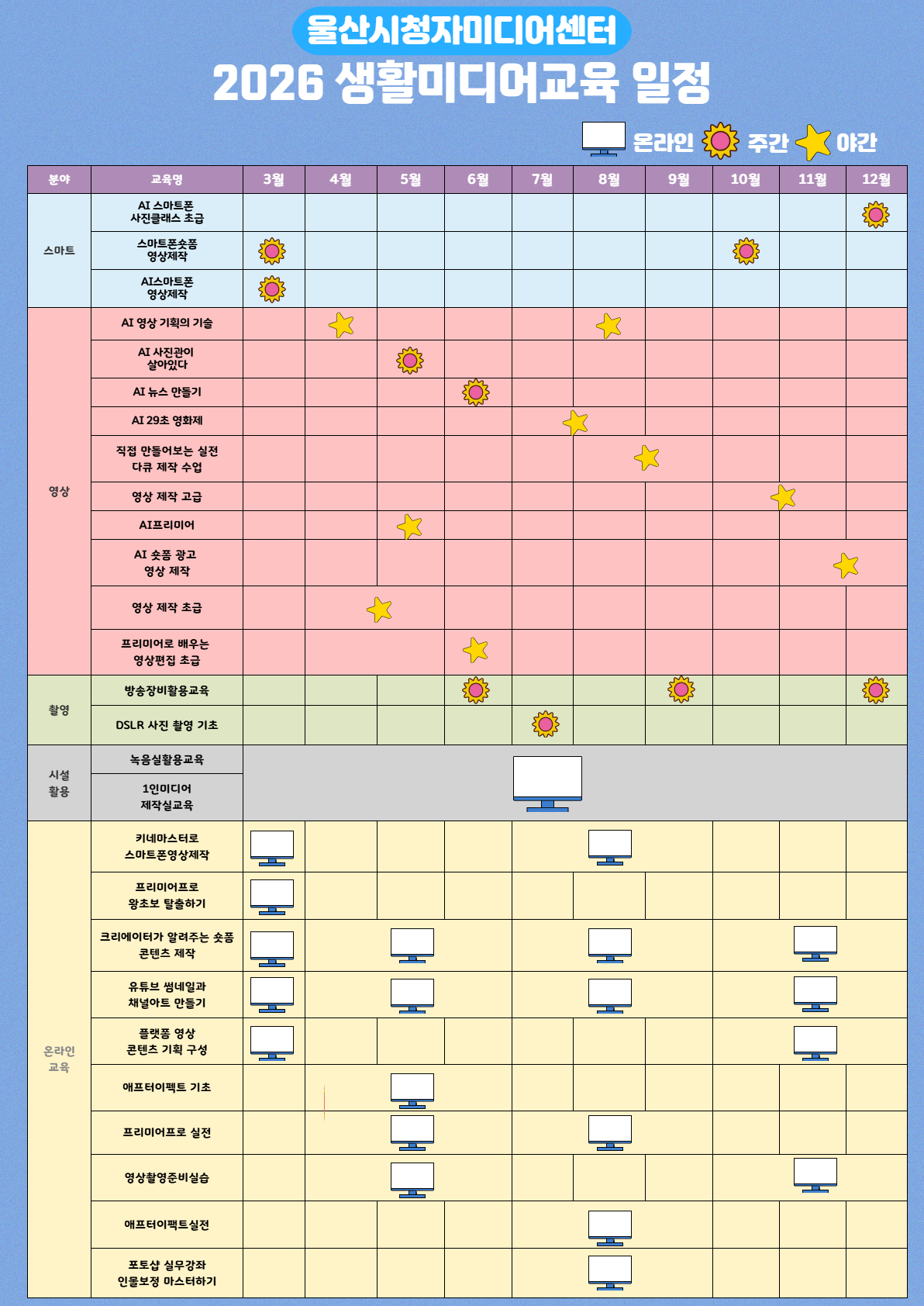 연간계획표