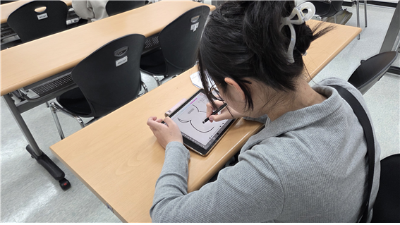 디지털 드로잉 과정 교육 사진